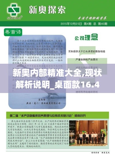 新奧內(nèi)部精準大全,現(xiàn)狀解析說明_桌面款16.423