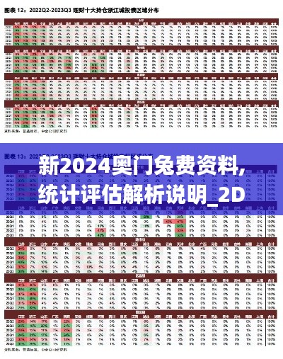 新2024奧門兔費資料,統(tǒng)計評估解析說明_2D10.408