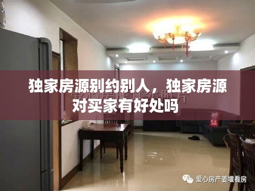 獨(dú)家房源別約別人，獨(dú)家房源對買家有好處嗎 