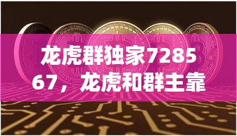 龍虎群獨家728567，龍虎和群主靠什么賺錢 