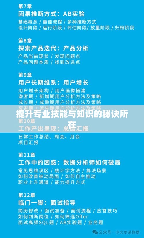 提升專業(yè)技能與知識(shí)的秘訣所在