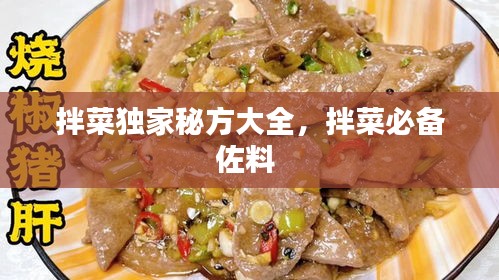 拌菜獨家秘方大全，拌菜必備佐料 