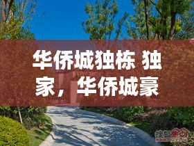 華僑城獨棟 獨家，華僑城豪宅 