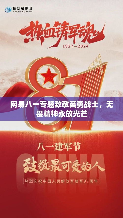 網(wǎng)易八一專題致敬英勇戰(zhàn)士，無畏精神永放光芒