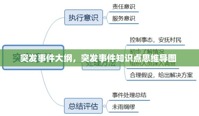 突發(fā)事件大綱，突發(fā)事件知識點思維導圖 