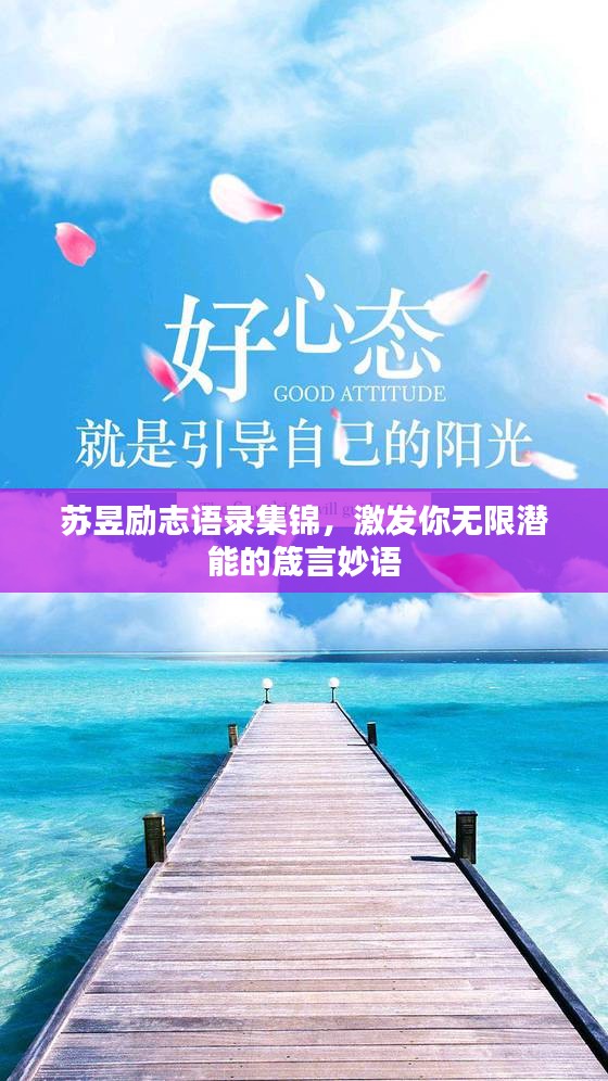 蘇昱勵志語錄集錦，激發(fā)你無限潛能的箴言妙語