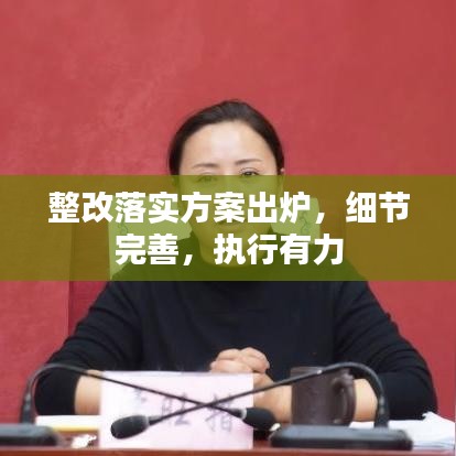 整改落實方案出爐，細節(jié)完善，執(zhí)行有力