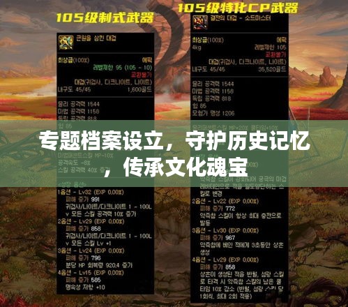 專題檔案設(shè)立，守護(hù)歷史記憶，傳承文化魂寶