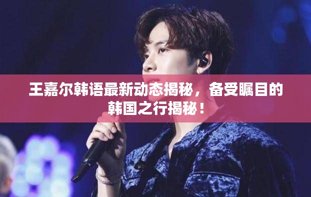 王嘉爾韓語(yǔ)最新動(dòng)態(tài)揭秘，備受矚目的韓國(guó)之行揭秘！