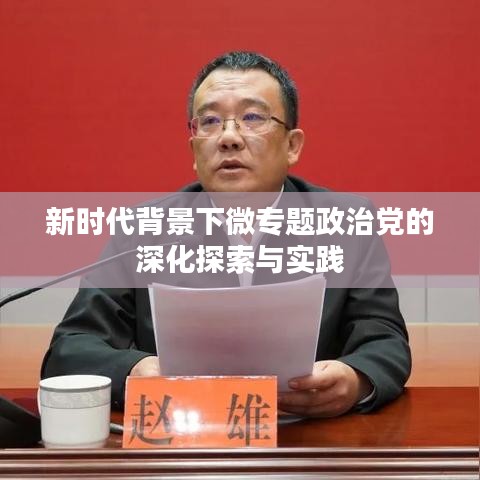 新時代背景下微專題政治黨的深化探索與實(shí)踐