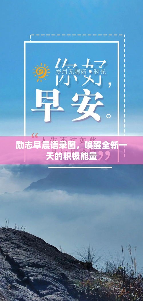 勵(lì)志早晨語錄圖，喚醒全新一天的積極能量