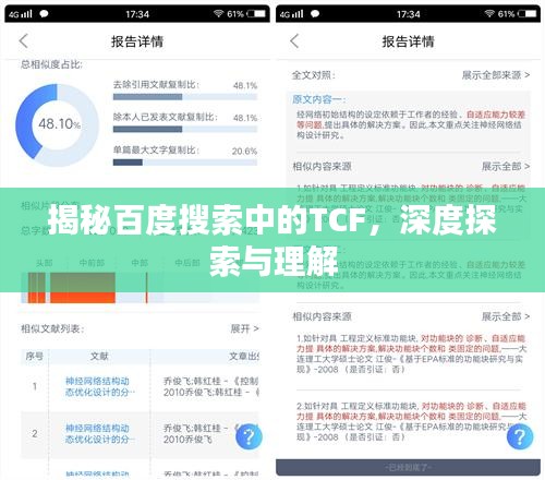 揭秘百度搜索中的TCF，深度探索與理解