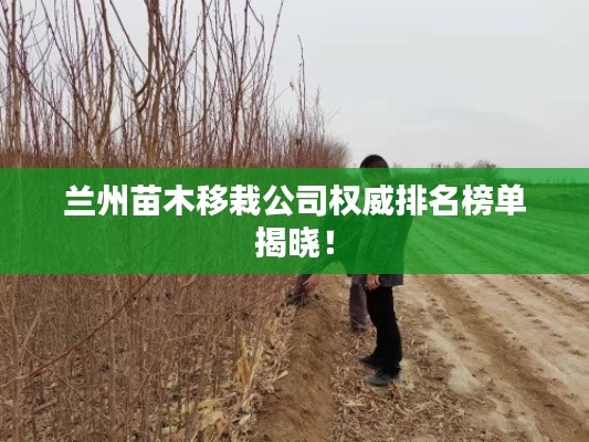 蘭州苗木移栽公司權(quán)威排名榜單揭曉！