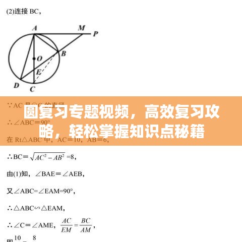 圓復(fù)習(xí)專題視頻，高效復(fù)習(xí)攻略，輕松掌握知識(shí)點(diǎn)秘籍