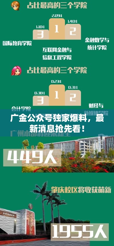廣金公眾號獨家爆料，最新消息搶先看！
