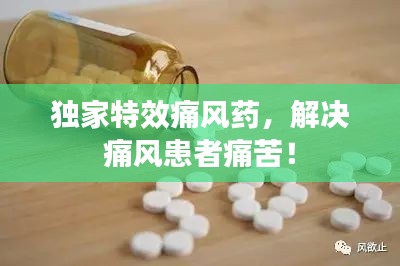 獨家特效痛風(fēng)藥，解決痛風(fēng)患者痛苦！