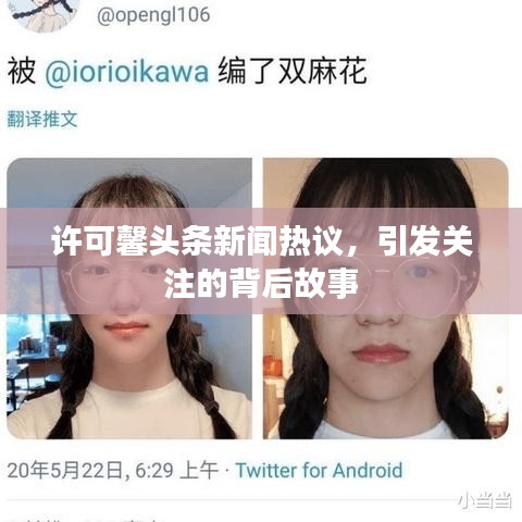 許可馨頭條新聞熱議，引發(fā)關(guān)注的背后故事