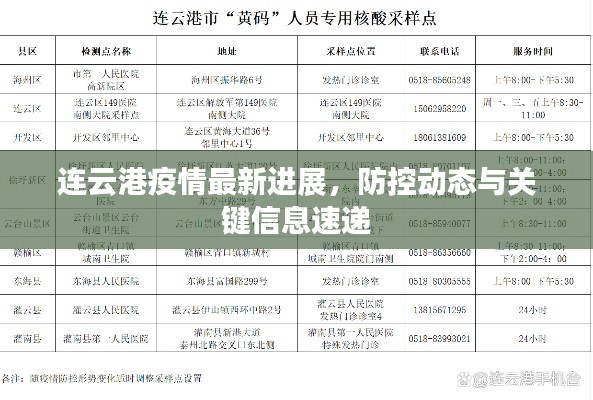連云港疫情最新進(jìn)展，防控動(dòng)態(tài)與關(guān)鍵信息速遞