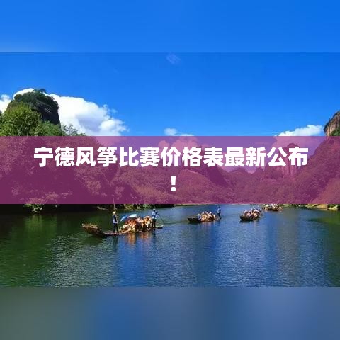 寧德風(fēng)箏比賽價(jià)格表最新公布！