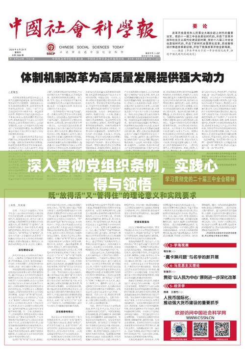 深入貫徹黨組織條例，實(shí)踐心得與領(lǐng)悟