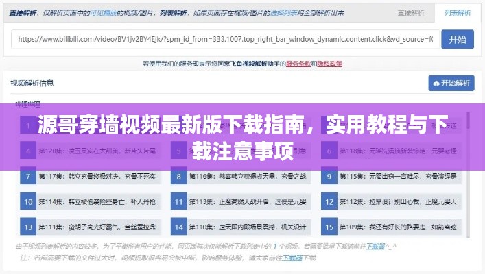 源哥穿墻視頻最新版下載指南，實用教程與下載注意事項