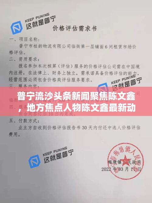 普寧流沙頭條新聞聚焦陳文鑫，地方焦點(diǎn)人物陳文鑫最新動態(tài)速遞