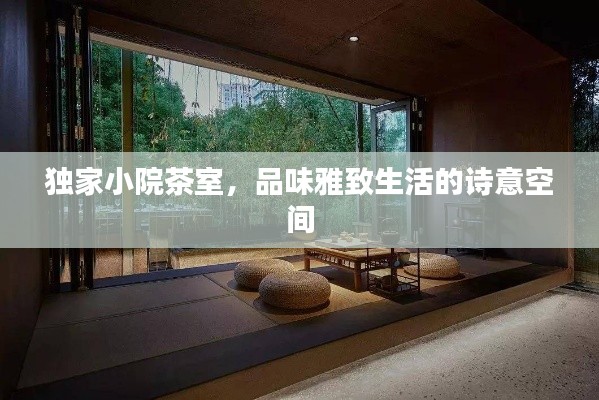 獨(dú)家小院茶室，品味雅致生活的詩意空間