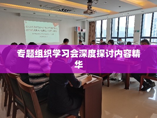 專(zhuān)題組織學(xué)習(xí)會(huì)深度探討內(nèi)容精華